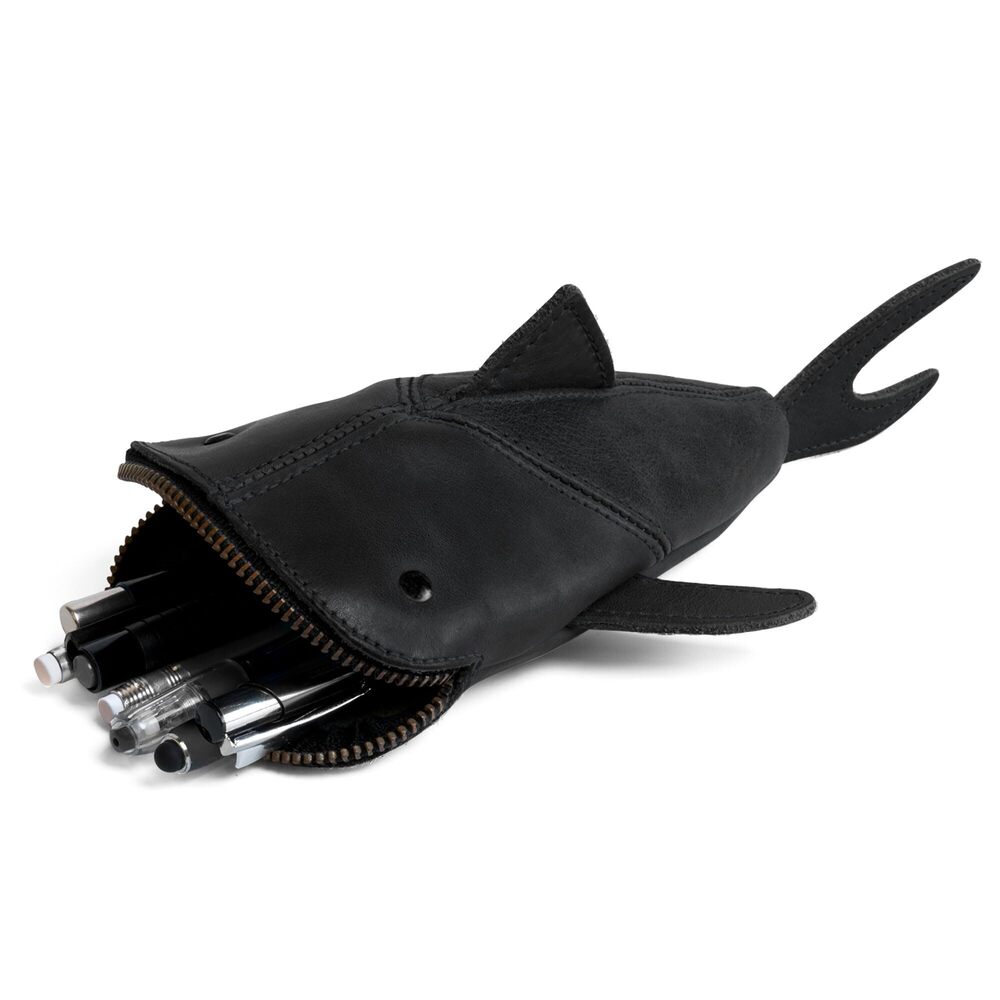 2999 Zippered Coin Pouch, Shark Shaped Case, Stuffed Animal, Bank, Change - Picture 1 of 5